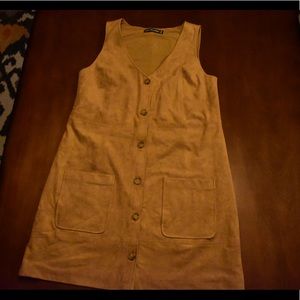 Abercrombie faux suede dress